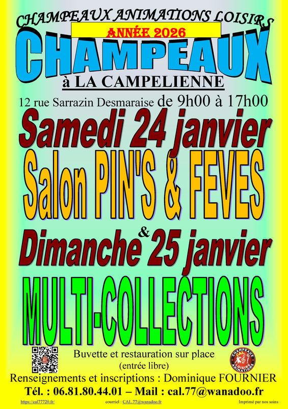 Salon Multi-collections à Champeaux (77) le 25/01/2026