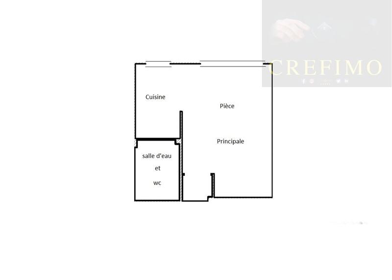 Appartement - 25 m² - 1 pièce
