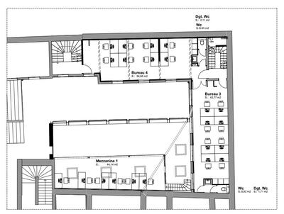 Bureau - 46 m²