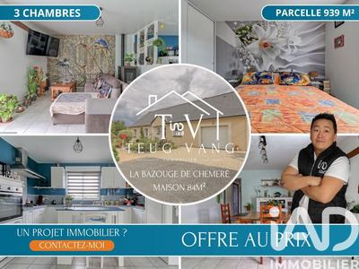 Maison - 84 m² - 4 pièces