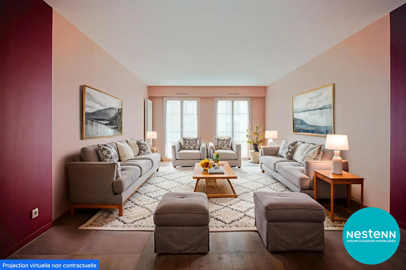 Appartement - 80 m² - 4 pièces