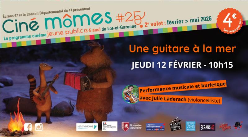 Ciné-Mômes : une guitare à la mer