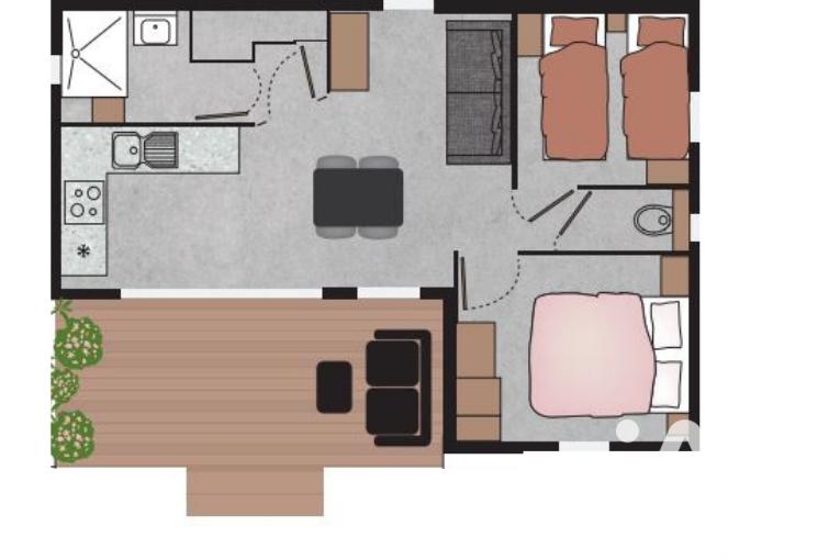 Châlet - 42 m² - 3 pièces