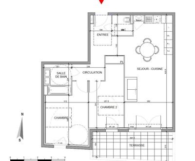 Appartement - 67 m² - 3 pièces