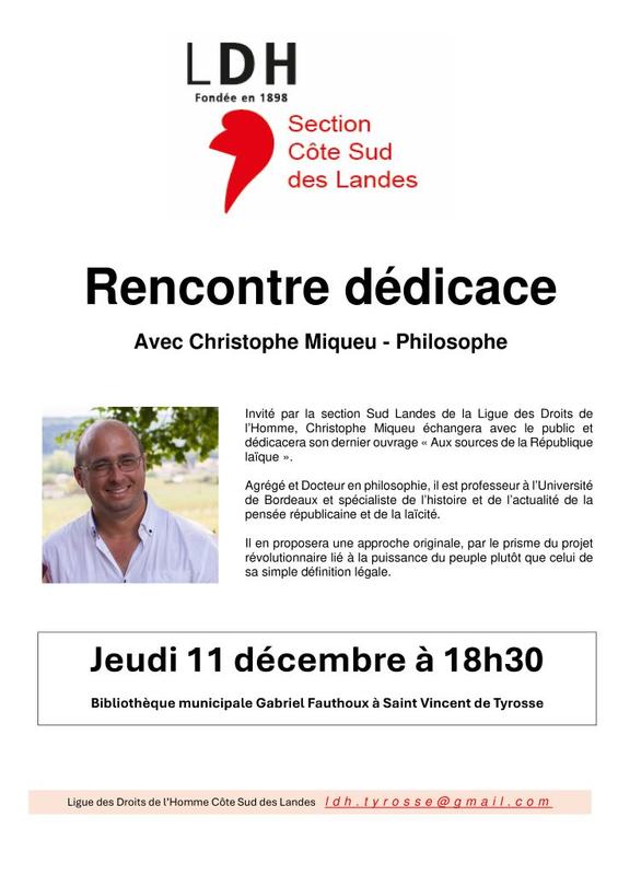 Rencontre - Dédicace