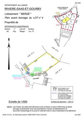 Terrain - 677 m²