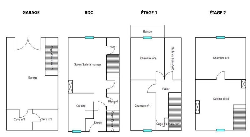 Maison - 123 m² - 5 pièces