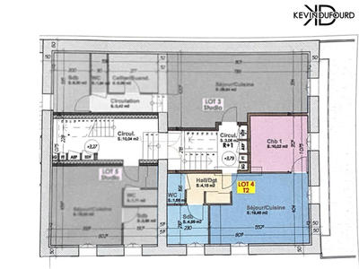 Appartement - 41 m² - 2 pièces