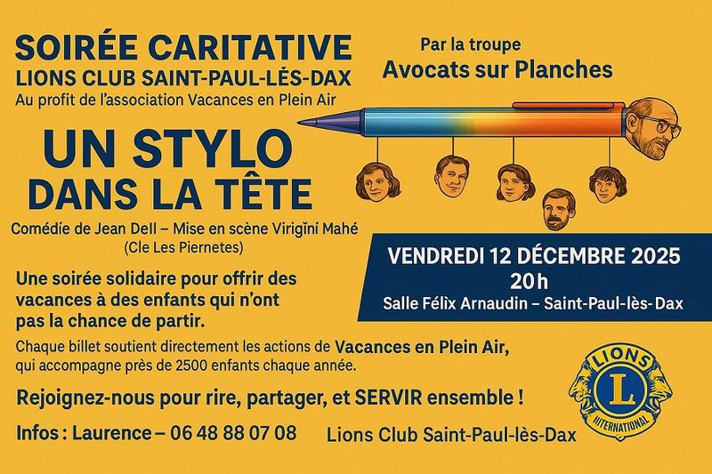 Théàtre: &quot;Un stylo dans la tête&quot;