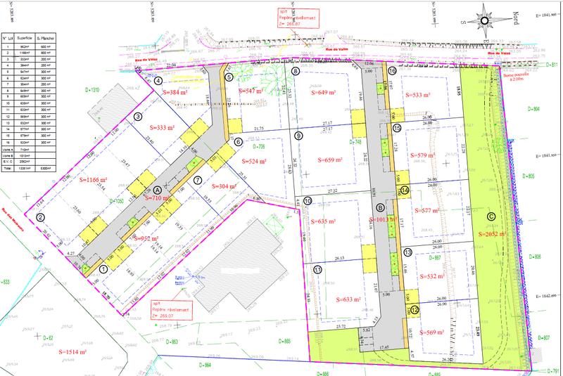 Terrain constructible - 384 m²