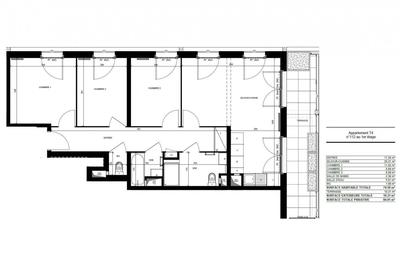 Appartement - 74 m² - 4 pièces