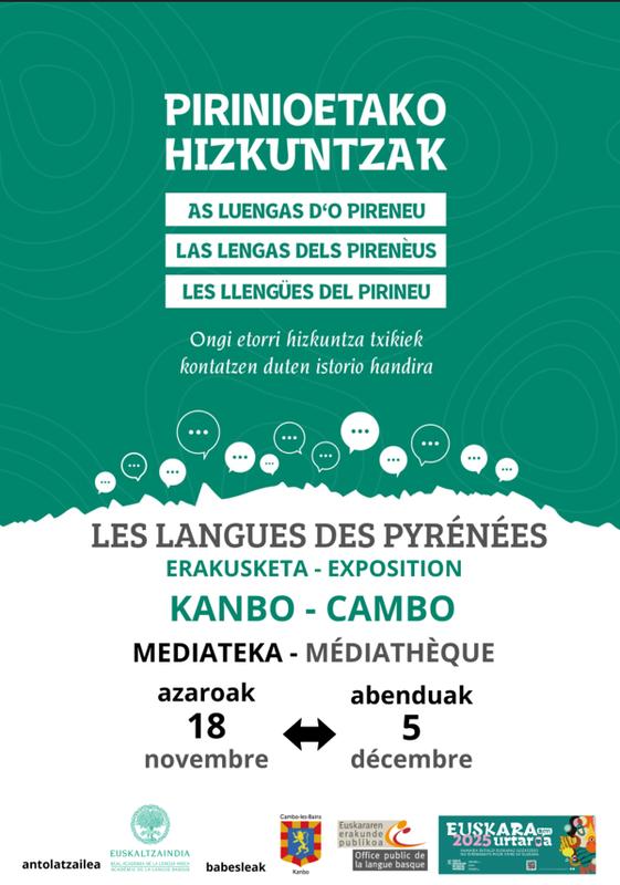 Exposition : les Langues des Pyrénées