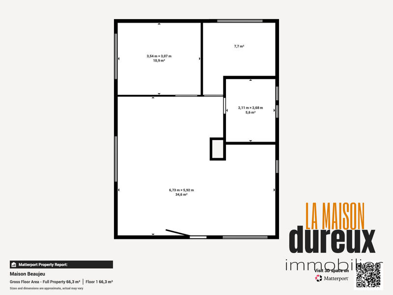 Maison ancienne - 59 m² - 2 pièces