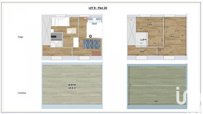 Maison - 65 m² - 3 pièces