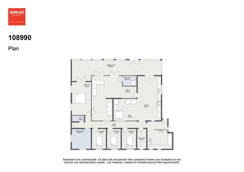 Maison - 220 m² - 7 pièces