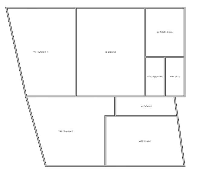 Appartement - 62 m² - 3 pièces