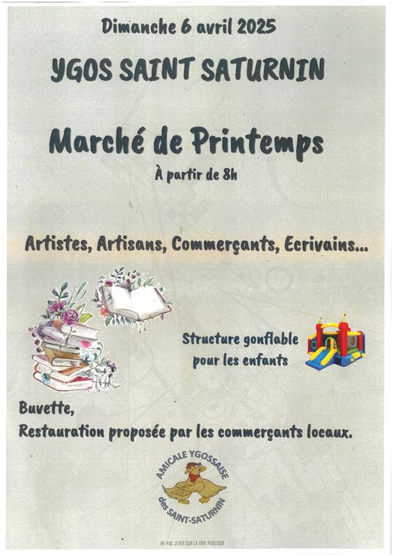 Marché de Printemps - Ygos Saint Saturnin