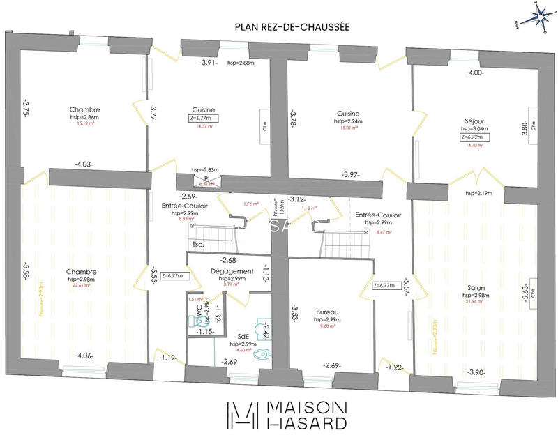 Maison ancienne - 284 m² - 12 pièces