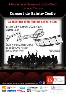 Concert de Ste Cécile - Musiques de Film