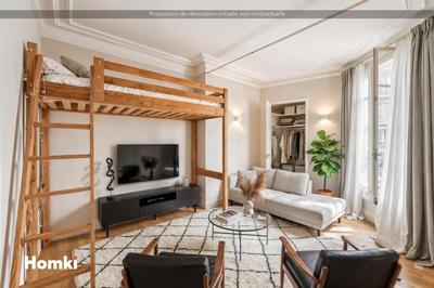 Studio - 17 m² - 1 pièce