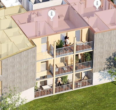 Appartement - 43 m² - 2 pièces