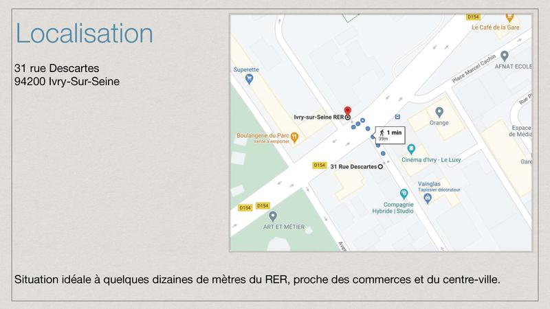 Appartement - 15 m² - 1 pièce