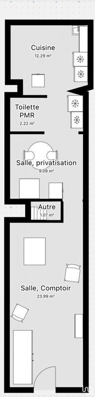 Local commercial - 48 m²