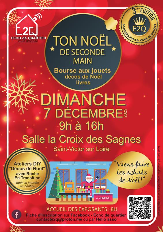 Ton noël de seconde main - bourse aux jouets et déco de noël