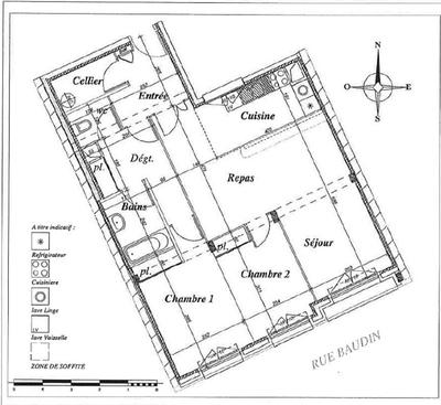 Appartement - 77 m² - 3 pièces