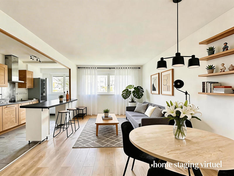 Appartement - 63 m² - 2 pièces