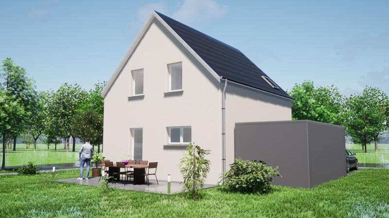 Maison - 90 m² - 5 pièces