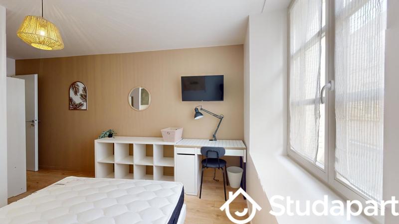 Chambre - 12 m² - 1 pièce