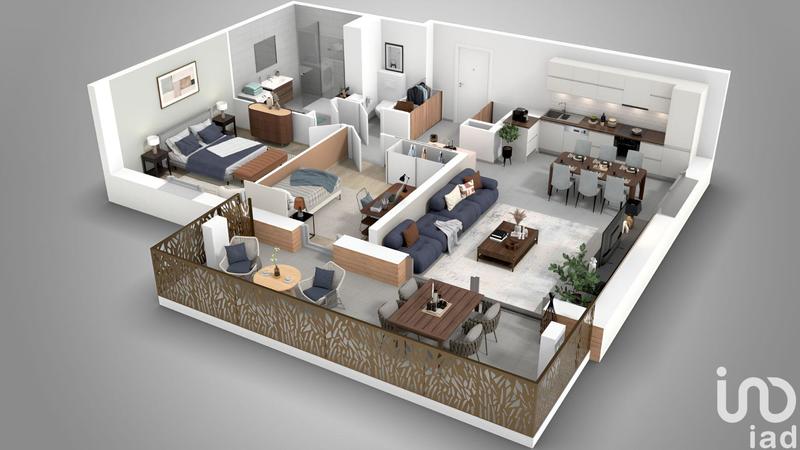 Appartement - 64 m² - 3 pièces