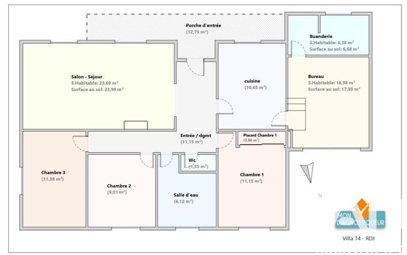 Maison - 115 m² - 6 pièces