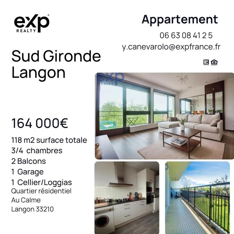 Appartement - 97 m² - 4 pièces