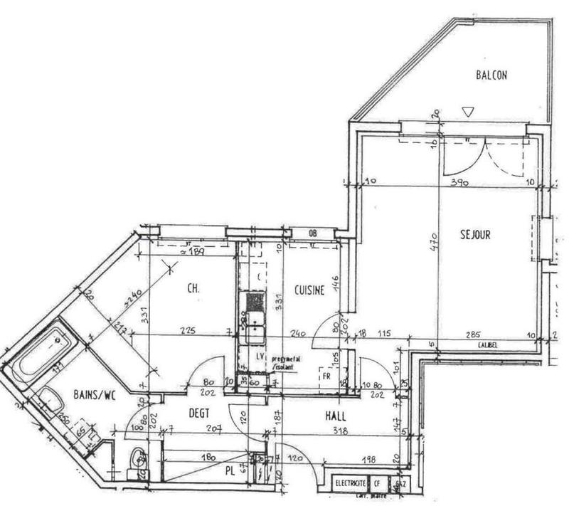 Appartement - 52 m² - 3 pièces
