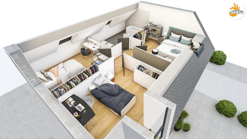 Maison - 93 m² - 6 pièces