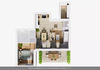 Maison - 74 m² - 3 pièces