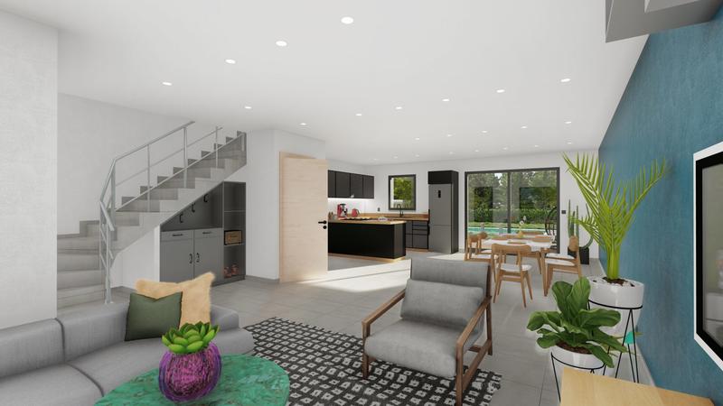 Maison - 104 m² - 5 pièces