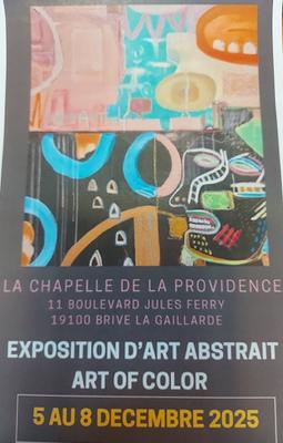 Exposition d'art abstrait: Art of color (Chapelle de la Providence)