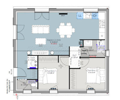 Terrain constructible - 627 m²