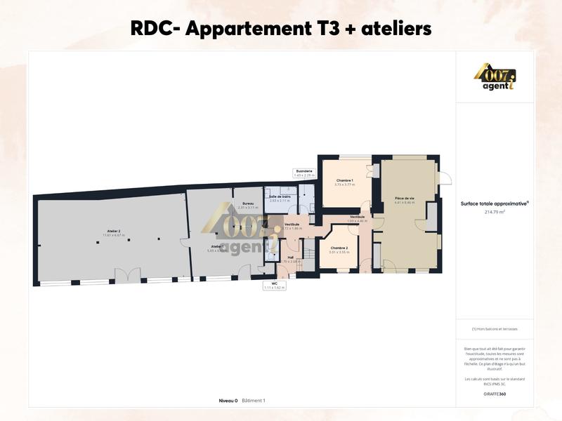 Maison - 243 m² - 9 pièces