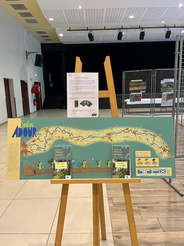 Regards sur le sentier de l'Adour : Exposition