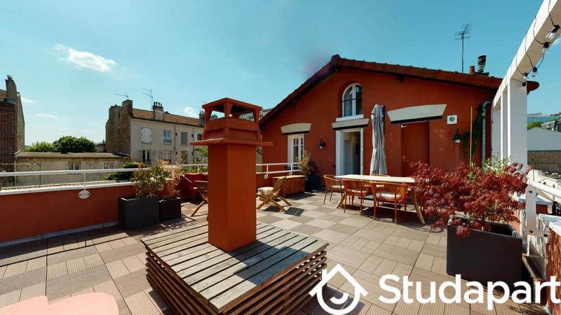 Chambre - 9 m² - 1 pièce