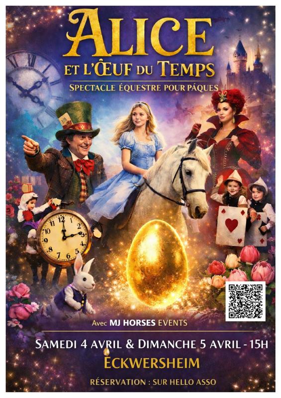 Spectacle équestre pour Pâques