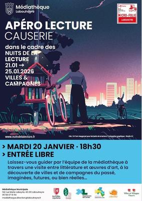 Apéro Lecture Causerie (Nuits de la lecture 2026)