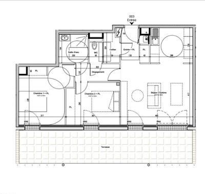 Appartement - 66 m² - 3 pièces