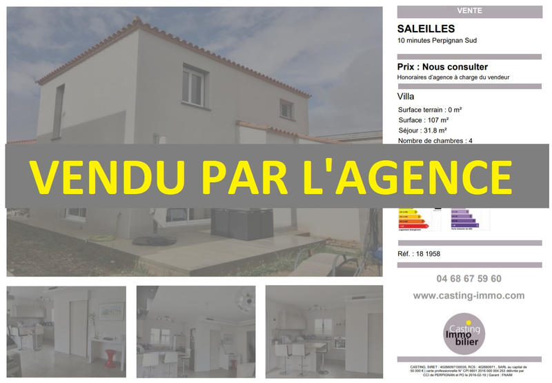Villa - 107 m² - 5 pièces