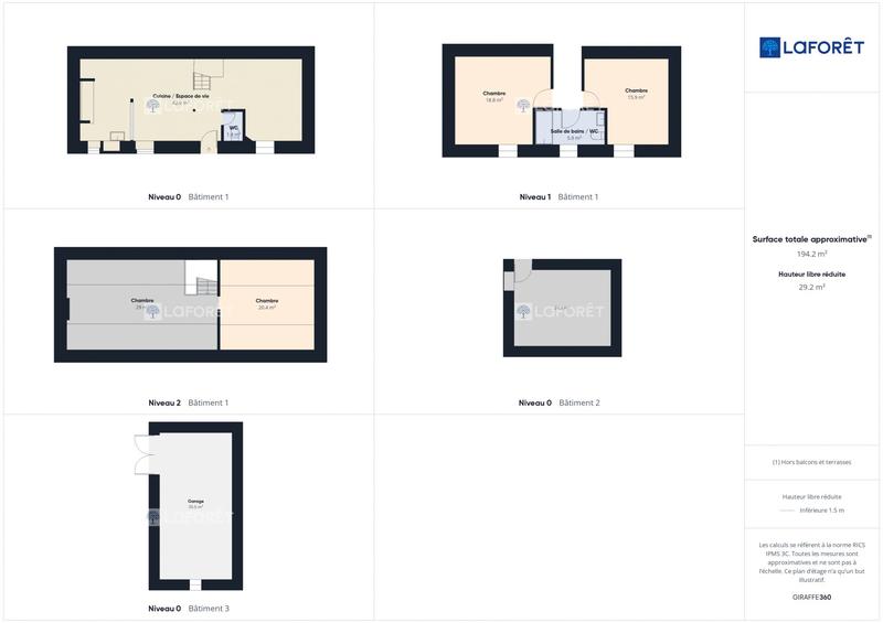Maison ancienne - 101 m² - 6 pièces