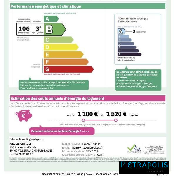 Duplex - 149 m² - 5 pièces